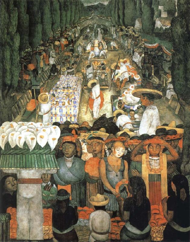 Diego Rivera Friday China oil painting art